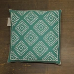 Levtex Home Del Ray Crewel Stitch Square Decorative Pillow Teal / Brown 20". Fixed Price $14.30.