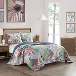 Stratford Park All Season Multi Color Floral Quilt Set With Pillow Shams. Fixed Price $84.03.