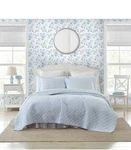 Laura Ashley Oxford Stripe Cotton Blue & White 2 Piece Twin Quilt Set Cp. $55. Fixed Price $39.99.