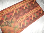 Beautiful Sakk Grand Southwestern Green Terracotta King Quilt Coverlet 100 X 90. Fixed Price $240.00.