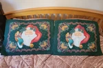 Vintage Santa Clause Old World Victorian Shams Fits King & Queen PILLOW1. Fixed Price $44.00.