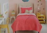 Xhilaration Bright Pink Quilt New Twin/twin Xl. Fixed Price $24.95.