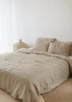 Natural Linen Duvet Cover, Washed Bedding, Comforter. Fixed Price $142.21.