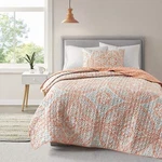 2 Pcs Quilt Coverlet Bedspread Ultra Soft Printed Damask Pattern Bedding Set. Fixed Price $101.59.