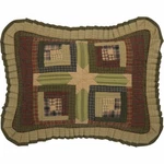 Victorian Heart Tea Cabin Luxury Quilted Sham, 21" 37", New Package. Fixed Price $39.99.