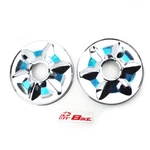 Vespa Wheel Cover Dop R10 Chrome Blue Sprint Pair Nos. Fixed Price $97.65.