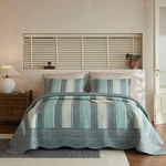 3-PIECE Lightweight Polyester Modern Striped Quilt Bedspread Set BY224. Fixed Price $59.99.