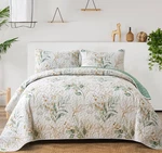 Anibedding Floral Quilt Queen Size,green Botanical 3 Pieces,rever.... Fixed Price $39.30.
