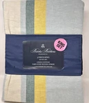 New Brooks Brothers Linen Cotton Santorini Stripe Duvet Set King. Fixed Price $143.96.