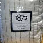 1872 3-PC Full/queen Comforter Set, Nwt. Fixed Price $67.88.