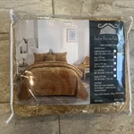 Tache Home Fashion 3 Pc. Comforter Bedspread Set, Queen, New Tan / Brown. Fixed Price $59.95.