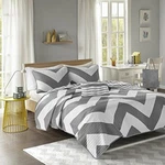 Mi Zone Libra Reversible Chevron Coverlet Set - Twin / Xl Grey. Fixed Price $29.42.