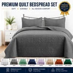 Luxury Quilted Bedspread Coverlet Soft Bedding Set Lightweight Throw Blanket. Fixed Price $24.99.