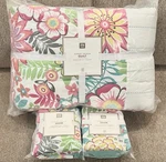 New Pottery Barn Teen Sunset Beach Full/queen Quilt & Shams, Hawaiian, Floral. Fixed Price $259.95.