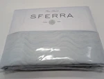Sferra Onda Queen Duvet Cover Aquamarine Print Cotton Sateen Jacquard Italy New. Fixed Price $160.00.
