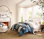 Pottery Barn Love Handcrafted Reversible Quilt Full/queen. Fixed Price $158.99.