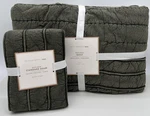 Pottery Barn Teen Rocker Twin Quilt & 1 Standard Sham Olive Green. Fixed Price $139.45.