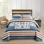 Pendleton King Silver City Reversible Quilt & Sham Set, 100% Cotton, New W/ Tags. Fixed Price $199.97.