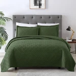 Exq Home Quilt Set King Size Olive Green 3 Piece,lightweight Soft Coverlet. Fixed Price $63.60.