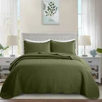 Luxury Cooling Comforter Bedding Set Quilted Coverlet Bedspread Throw King. Fixed Price $26.20.