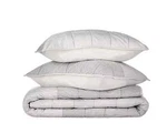 Nate Berkus Home Linear Squares Quilt Set 3 Pcs Queen Cotton. Fixed Price $79.99.