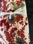 Pottery Barn Red Berry Wreath Cardinal Quilted Sham King New Sample. Fixed Price $75.00.