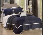 Chic Home Design Mesa Quilt King 8PC Set Blue. Fixed Price $19.99.