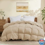Joysoul Feather Down Fiber Comforter Queen Size All Season Ultra Soft Goose. Fixed Price $90.28.