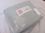 Ann Gish Met X Great Hall 3P Queen Matelasse Coverlet Shams Set Aqua $475. Fixed Price $329.95.