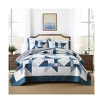 Cotton Quilt Bedding Sets 3 Pieces Soft Reversible Coverlets Luxury Star Real.... Fixed Price $155.60.