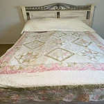 Martha Stewart Queen Patchwork Quilt Star Wreath Farmhouse Cottagecore. Fixed Price $38.58.