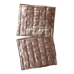 West Elm Lush Velvet Tack Stitch Quilt King Size Pillow Sham Set Mulberry Nwot. Fixed Price $88.00.