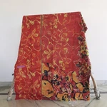 Indian Vintage Kantha Blanket Twin Throw Bohemian Bedding Quilt Ralli Gudri 1 Pc. Fixed Price $35.56.