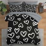 Pamnest Comforter Set Queen Size Love Cute 7 Pcs Bedding Kids And Adults. Fixed Price $108.91.