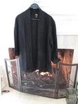Eileen Fisher Black Silk/linen Lightweight Quilt Patterned Jacker Sz Xs $300+. Fixed Price $58.00.