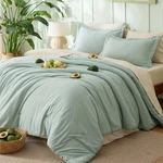 Bedsure King Comforter Set 7 Piece Sage Green Lightweight Bedding Sheets Shams. Fixed Price $89.99.