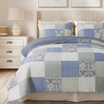 Slpr Sweet Dreams Cotton Quilt Set - Twin Size 1 Sham Pieced Patchwork Bedding. Fixed Price $108.33.