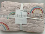 Pottery Barn Kids Molly Embroidered Rainbow Quilt Blush Full Queen #U1101. Fixed Price $237.57.