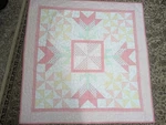 Handmade Pink Baby Quilt.. Fixed Price $70.00.