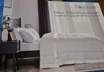 Downluxe Size Blanket With Satin Trim, Lightweight 100% Polyking, Ivory. Fixed Price $59.99.