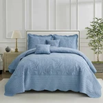 Daisyhuang Botanical Bedspread Full Size - Leaves Pattern Stitching Quilt Set. Fixed Price $171.22.