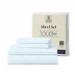 Kotton Culture 4 Pc King Sheet Set - 100 Egyptian Cotton Premium Hotel Luxury. Fixed Price $139.02.
