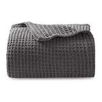 Bedsure 100% Cotton Blankets Twin Xl Size For - 405GSM Waffle Weave. Fixed Price $64.89.