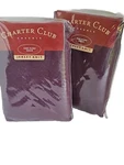 New Charter Club Plum Euro Sham Jersey Knit 30" Square Macys Vintage Set Of 2. Fixed Price $19.95.