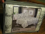 Jml Quilt Set Queen Breadspread Coverlet 100% Organic Cotton Feeling Nwt. Fixed Price $30.80.