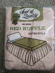 Vintage Pastel Pink Bed Skirt Full Size Cottage Farmhouse Solid Seal Of Quality. Fixed Price $21.00.