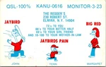 Qsl Radio Postcard New York Elmira KANU-0616 Jaybird Humor 1970S V97. Fixed Price $10.47.
