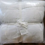 Pottery Barn European Flax Linen Waffle Queen Quilt New White. Fixed Price $169.99.