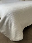 Fieldcrest King White Bedspread. Fixed Price $55.00.