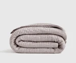 Quince King Cal Silk Pick Stitch Quilt Haze Grey New Without Tags Open Box. Fixed Price $224.99.